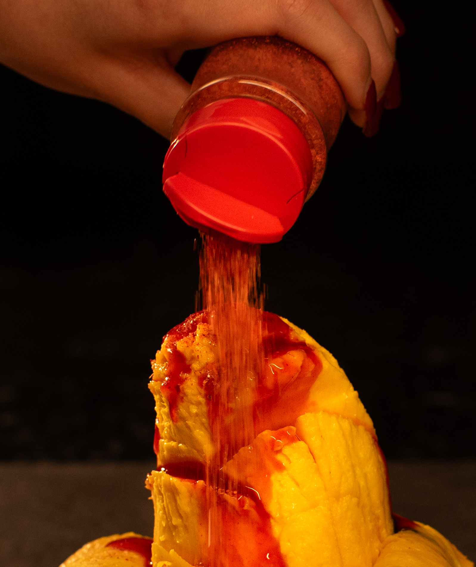 Frutas con chamoy